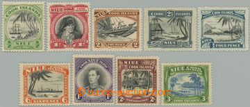 273830 - 1944-1946 SG.89-97, George VI. Motives ½P - 3Sh; complete v