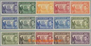 273851 - 1938-1944 SG.131-140, Jiří VI. - Fregata před Jamestownem