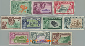 273852 - 1940-1951 SG.1-8, George VI. - Motives ½P - 2Sh6P; complete