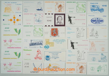 273853 - 1993-1996 [SBÍRKY]  SESTAVA / známkových sešitků z poč