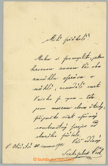 273858 - 1901 ČECH Svatopluk (1846–1908), významný český básn