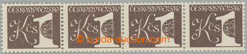 273860 - 1983 Pof.2399yb, svitková 1Kčs světle hnědá, vodorovná