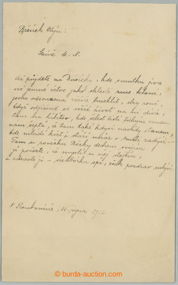 273869 - 1912 BŘENĚK Otýn (1870-1926, vlastním jménem Otakar Bř
