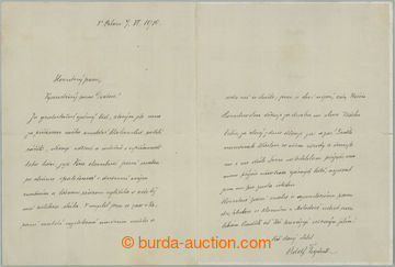 273885 - 1910 HEYDUK Adolf (1835-1923), významný český básník a