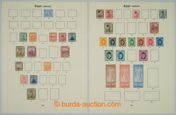 273886 - 1879-1940 [SBÍRKY]  malá rozpracovaná sbírka na 8 listec