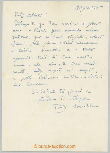 273890 - 1945 HRUBÍN František (1910-1971), významný český spis