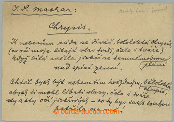 273910 -  MACHAR Josef Svatopluk (1864–1942), český básník, pro