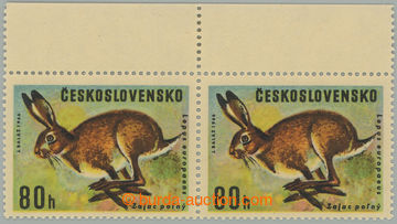 273914 - 1966 Pof.1570 ST OHZ, Lovná zvěř 80h, vodorovná 2-páska