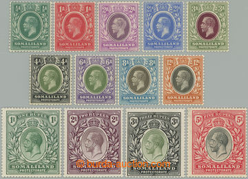 273921 - 1921 SG.73-85, Jiří V. ½A - 5R, průsvitka Mult Script CA