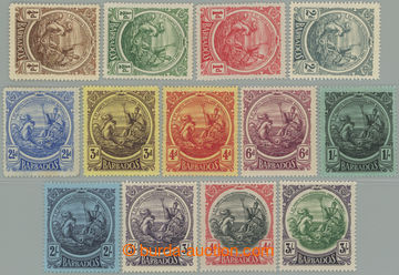 273950 - 1916-1920 SG.181-191, 199-200, Pečeť kolonie ¼P - 3Sh, ko