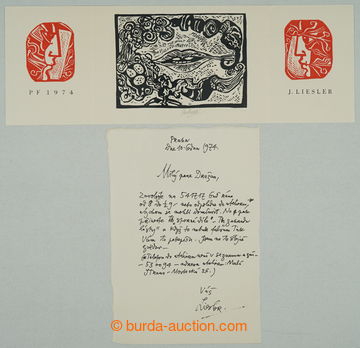 273953 - 1973 LIESLER Josef (1912-2005), český malíř, grafik a il