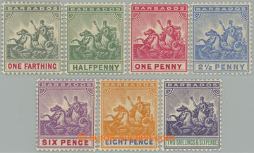 273957 - 1905 SG.135-144, Znak 1F - 2Sh6P, průsvitka Mult Crown CC; 