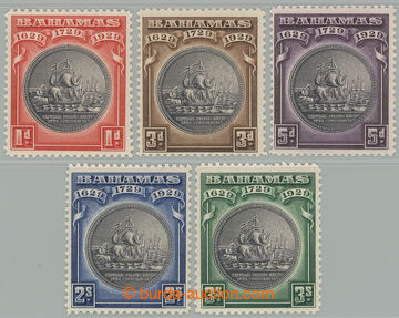 273959 - 1930 SG.126-130, Pečeť kolonie 1P - 3Sh, průsvitka Mult S