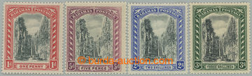 273983 - 1921-1929 SG.111-114, Královnino schodiště 1P - 3Sh, prů