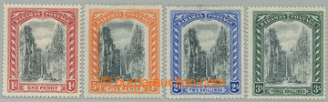 273984 - 1901-1903 SG.58-61, Královnino schodiště 1P - 3Sh, průsv