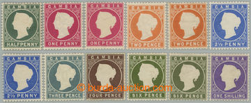 274016 - 1886-1893 SG.21-35, Viktorie ½P - 1Sh; kompletní série do