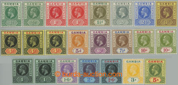 274017 - 1912-1922 SG.86-102, Jiří V. ½P - 5Sh; kompletní bezvadn