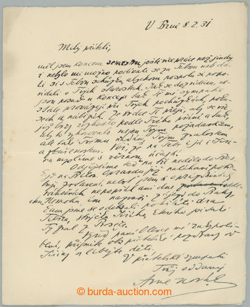 274047 - 1931 NOVÁK Arne (1880–1939), český výtvarný a literá