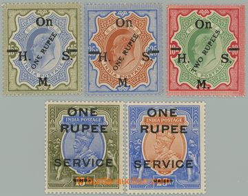 274048 - 1925 SLUŽEBNÍ / SG.O99-O101, O102-O103, přetiskové služ