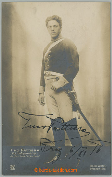 274050 - 1916 PATTIERA Tino (1890-1966), slavný italsko-dalmatsko-ch