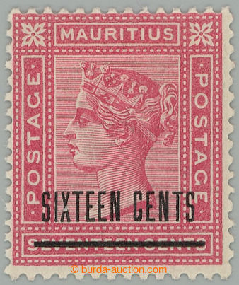 274076 - 1883 SG.115, přetisková Viktorie 17c, vodorovný přetisk 