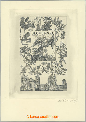 274078 - 2024 ZT Zber.824H, aršík mnich Cyprián, otisk rytiny arš