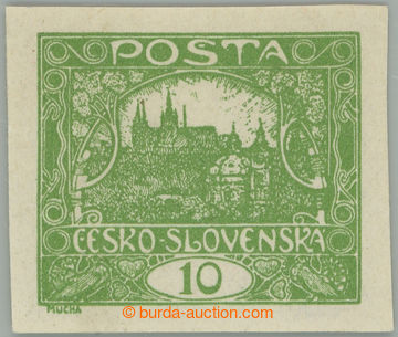 274090 -  Pof.6, 10h zelená; opravená stopa po nálepce, zk. Vrba