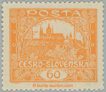 274094 -  Pof.17A, 60h žlutooranžová, HZ 13¾ : 13½; smytá nále