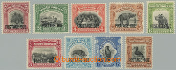 274118 - 1930-1938 DOPLATNÍ / SG.D76-D84, Motivy 2c - 16c s přetisk