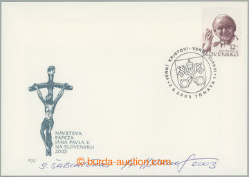 274121 - 2003 ZT zn. Zber.307, Jan Pavel II. 12Sk v odlišné fialovo