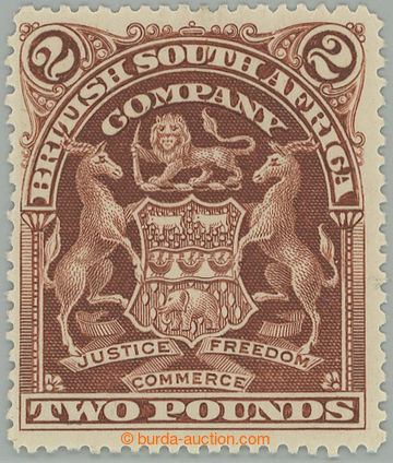 274131 - 1898-1908 SG.91, Znak £2 hnědá; bezvadný kus s původní