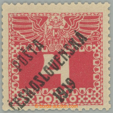 274133 -  Pof.66, Velké číslice 4h červená, I. typ; nepatrná st