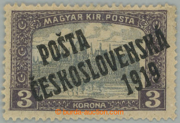 274135 -  Pof.116, 3K fialová / šedá, II. typ přetisku; smytá n�