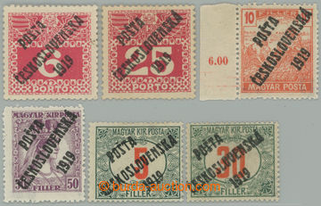 274139 -  SESTAVA / 6 zn. různých emisí, Pof.67, 69, 105a, 123, 13