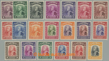 274152 - 1934 SG.106-125, Brooke 1c - $10, sestava 20 zn. 1c - $10, b