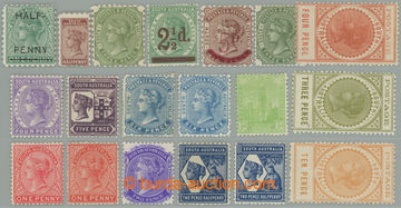 274160 - 1883-1904 SESTAVA / 16 zn. z různých emisí Viktorie; celk