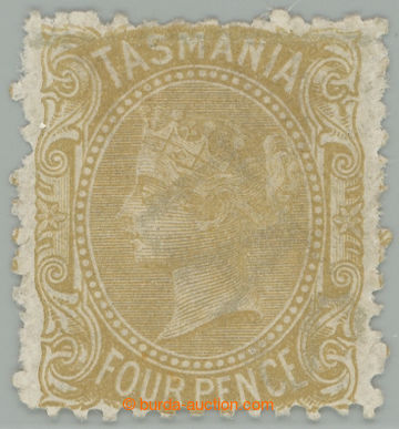 274176 - 1871-1878 SG.153, Viktorie 4P buff průsvitka TAS (spojená 