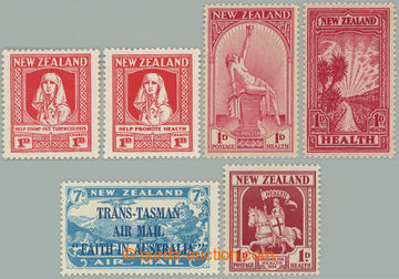 274200 - 1929-1934 SESTAVA / SG.544, 545, 552-555, sestava 6 bezvadn�