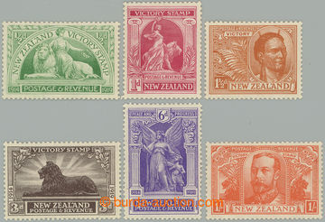 274202 - 1920 SG.453-458, Vítězství ½P - 1Sh, kompletní bezvadn�