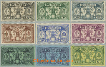 274203 - 1925 SG.43-51, Weapons and Idols ½P-5Sh; complete very fine