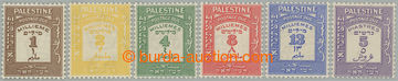 274204 - 1924 SG.D6-D11, doplatní Číslice 1m - 5Pia; kompletní be