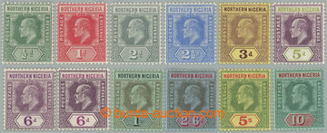 274209 - 1910-1911 SG.28-39, Edvard VII. ½P - 10Sh, průsvitka Mult 