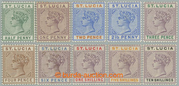 274217 - 1891-1898 SG.43-52, Viktorie ½P - 10Sh, kompletní řada 10