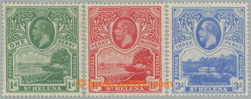 274220 - 1922 SG.89-91, Jiří V. - Motivy 1P - 3P, kompletní série