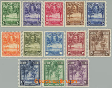 274222 - 1932 SG.155-167, Jiří V. - Krajinky ½P - £1, kompletní 