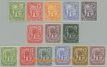 274225 - 1907-1909 SG.94-98, 99-101, 102-107, Alegorie ½P - 3P + Ale