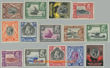 274233 - 1935-1937 SG.110-123, Jiří V. - Motivy 5c - £1; bezvadné