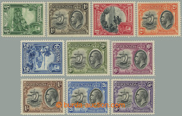274244 - 1934-1936 SG.135-144, Jiří V. - Motivy ½P - 5Sh; kompletn