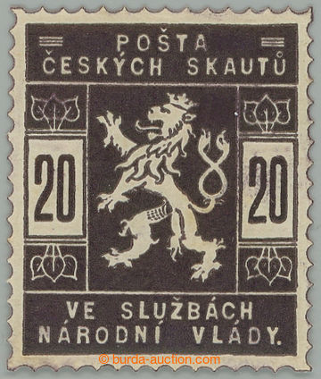 274250 - 1918 ZT  hodnoty 20h v hnědofialové barvě; svěží, zk. 