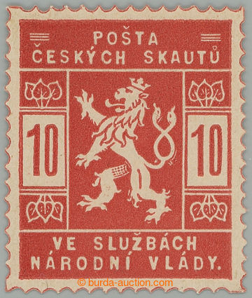 274252 - 1918 ZT  hodnoty 20h v červené barvě; svěží, zk. Vrba,